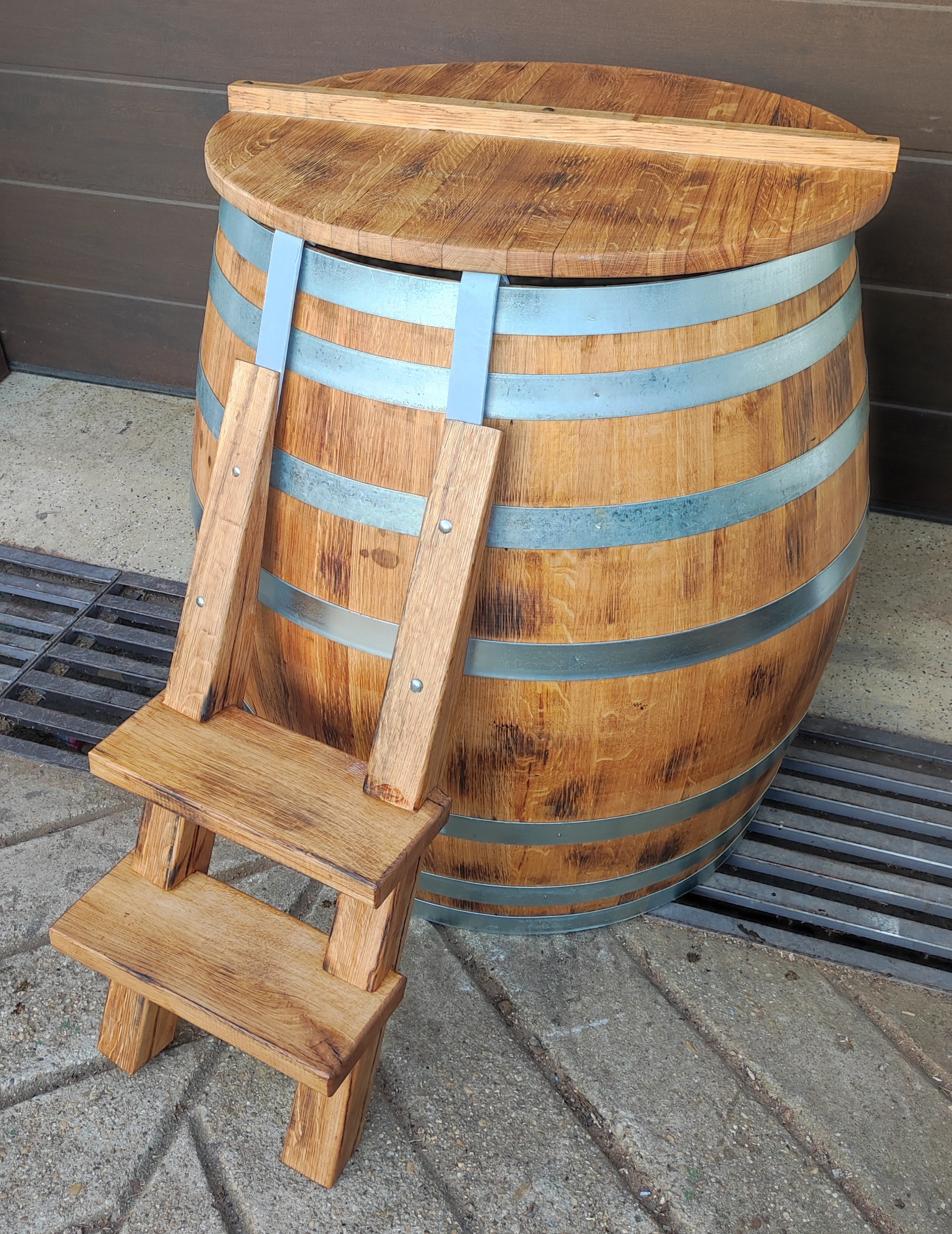 450 literes tölgyfa merülőhordó